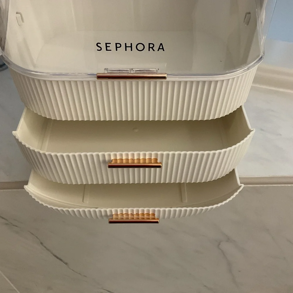 Sephora: Cream & Rose Gold Beauty Organizer - Picture 2 of 5